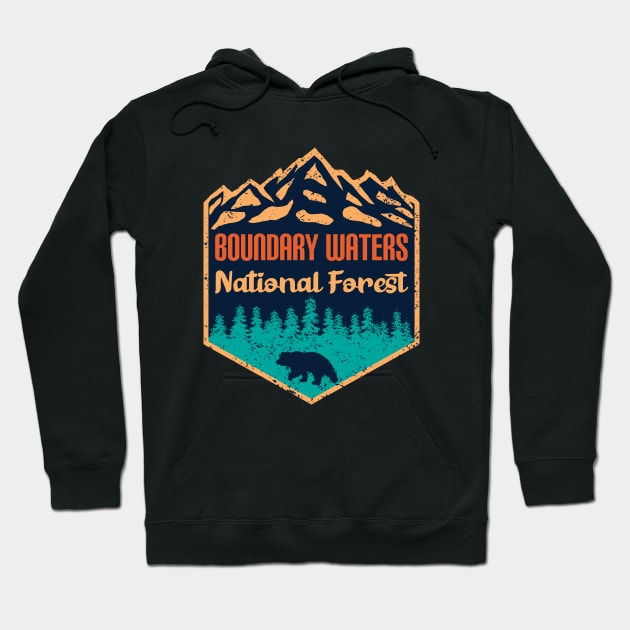 Boundary waters national forest Hoodie by Tonibhardwaj